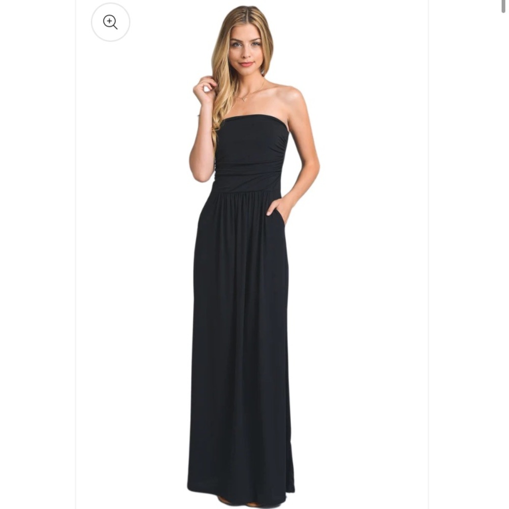 Vanilla Bay Black Maxi Dress